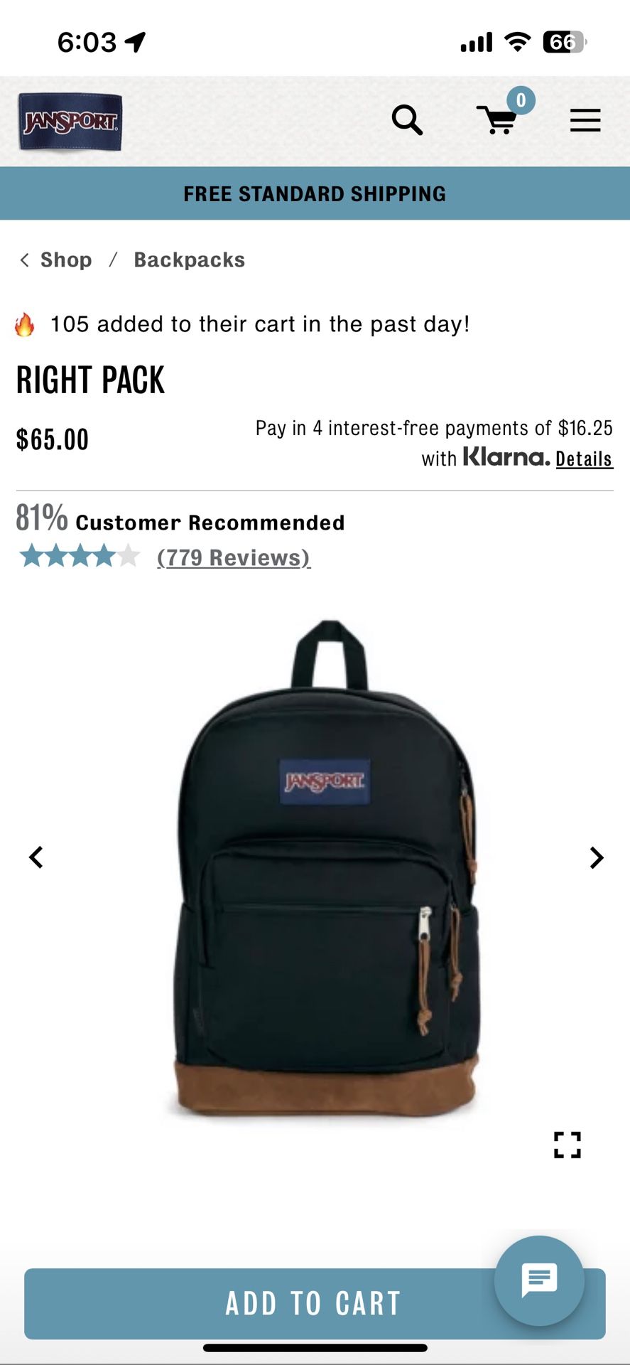 Jansport Right Pack Backpack-BRAND NEW