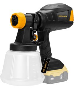 Cordless Paint Sprayer Compatible with DeWalt 20V Battery(No Battery)
