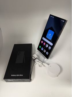 Galaxy S24 Ultra 256gb Titanium Black Verizon Only  Open Box