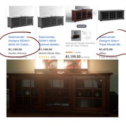 Custom Entertainment / TV Stand Salamander Designs