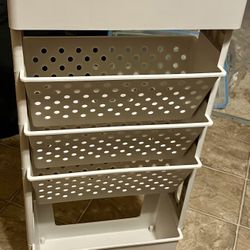 5-Tier Rolling/Movable Bookshelf Cart