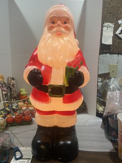 Santa  Claus 2 Foot High By 1 Foot Wide Blow Mold