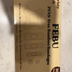 For Earth By Us ( FEBU )Organic Bamboo Non Toxic Band Aid Family Pack