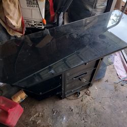 Glass TV Stand 