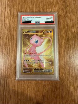 2023 Gold Metal UPC Mew PSA 10