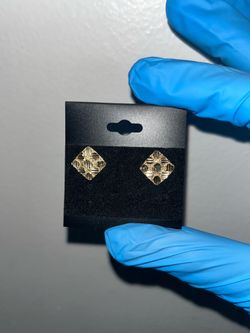 10KT GOLD NUGGET EARRINGS
