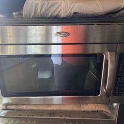 Whirlpool Stainless Steel Over Counter Microwave 