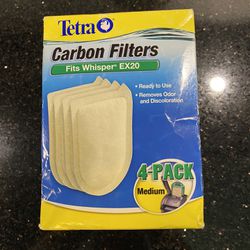 TETRA Carbon Filter Cartridges Medium 4 PK for Whisper EX 20