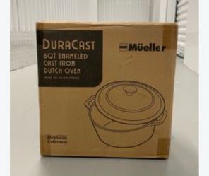 Mueller DuraCast 6QT Enameled Cast Iron Dutch Oven