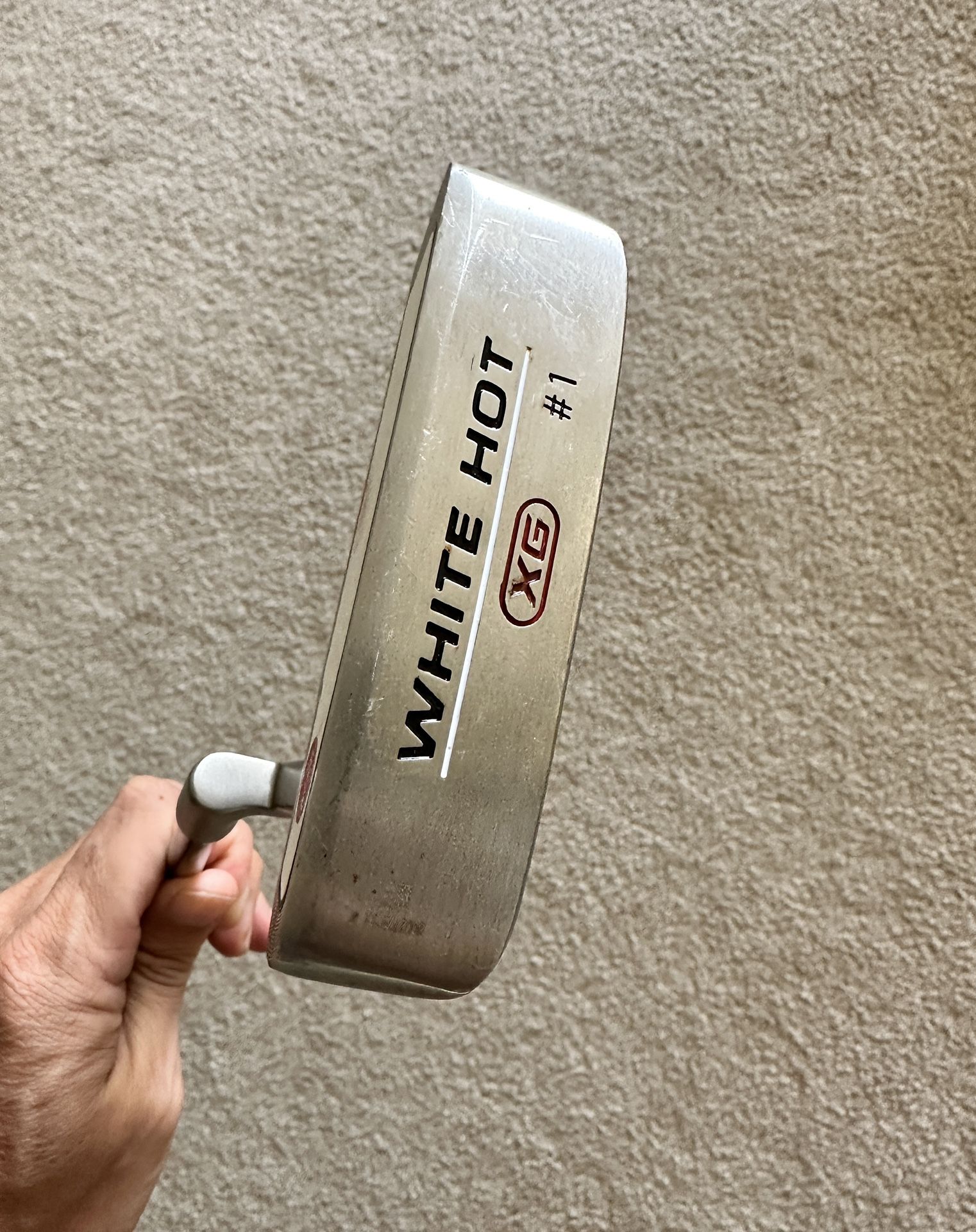 Left Handed Putter Odyssey White Hot XG with Brand New Grip