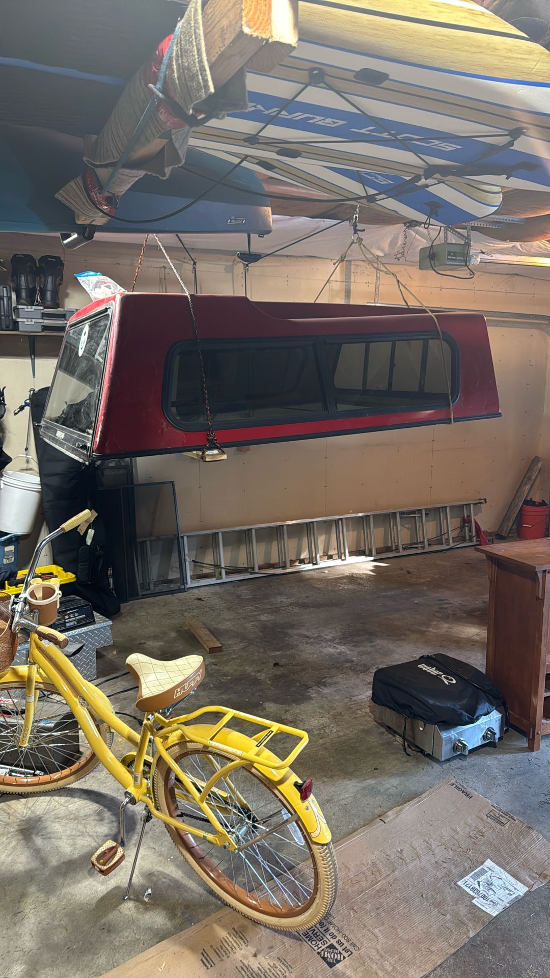 Truck Canopy With Brackets.
