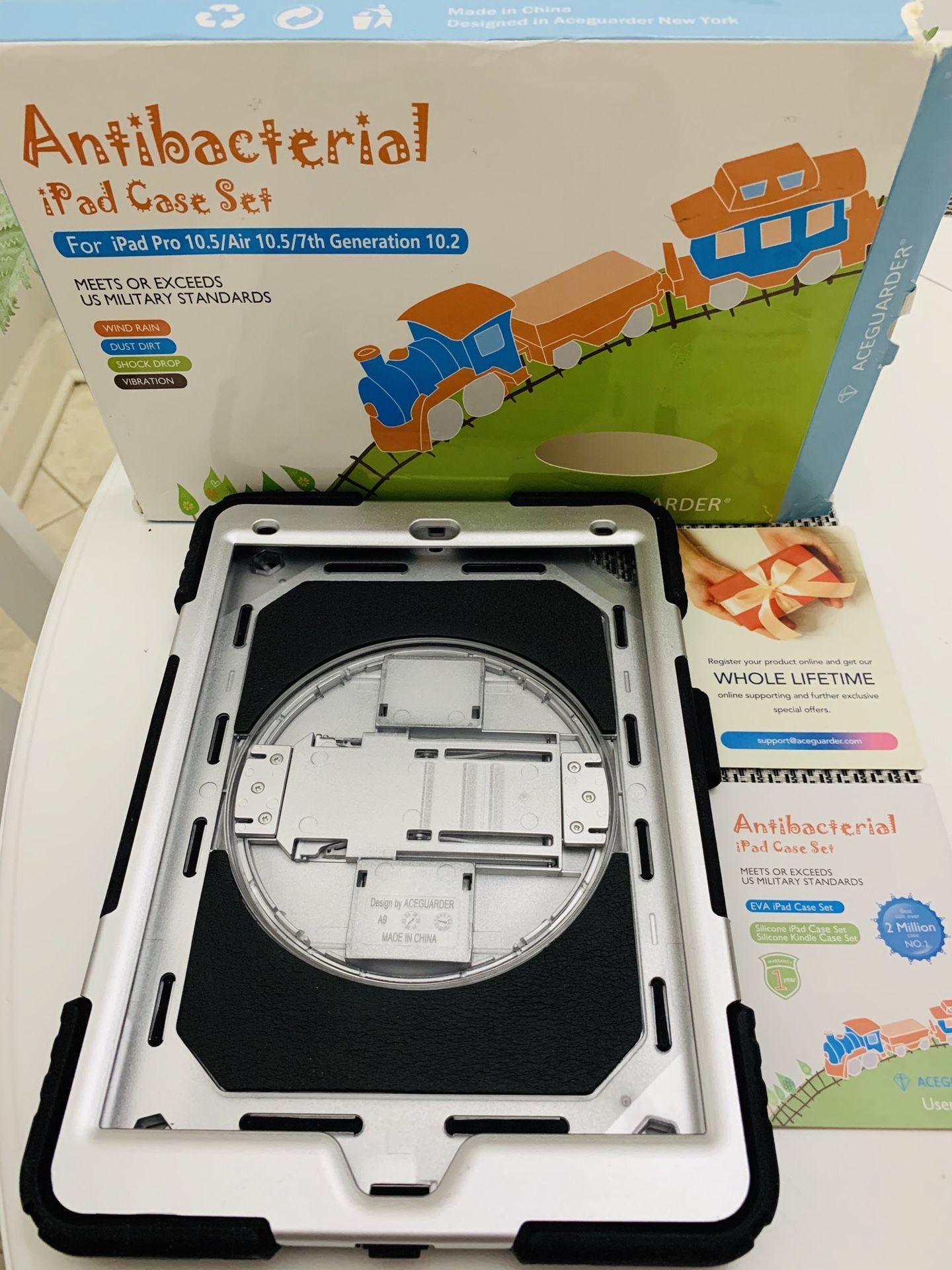 Antibacterial iPad case