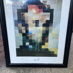 Lincoln In Dalivision Painting 