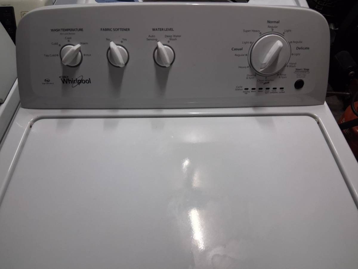 Whirlpool High Efficiency Energy Saving Washer With Agitator 