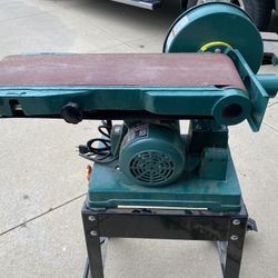 Grizzly Combo Sander - 9” Disc, 6” x 48” Belt