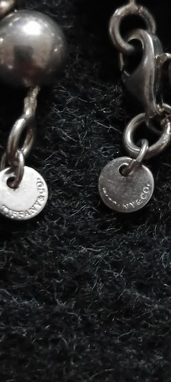 Tiffany & Co. Silver Ball necklace & Bracelet