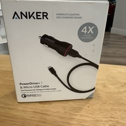 Car Charder & Micro USB Cable