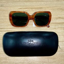 COACH 56603H Amber Tortoise 53mm Women’s Sunglasses