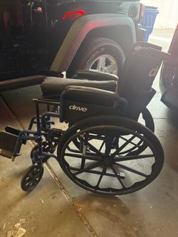 Wheelchair drive blue