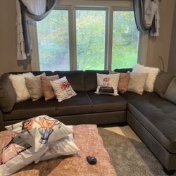 Ashley Furniture Sectional With Ottam