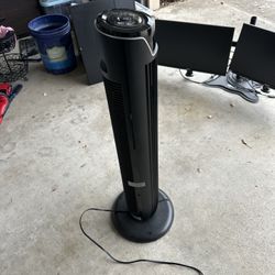 Oscillating Tower Fan – 3-Speed with Timer – $25