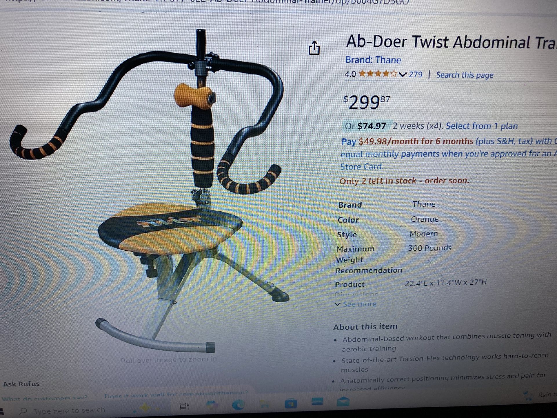 AB-Doer twist abdominal trainer new inbox