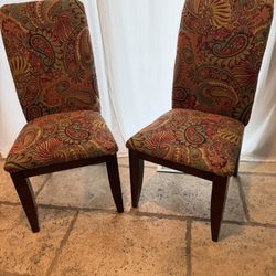Two Upholstered Comfortable Chairs 