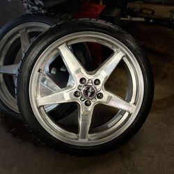 2 Race Star Rims With Mickey Thompsons