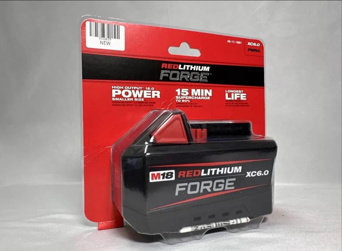 BRAND NEW SEALED Milwaukee M18 18V Lithium-Ion REDLITHIUM FORGE HD 12.0 Ah Battery Pack