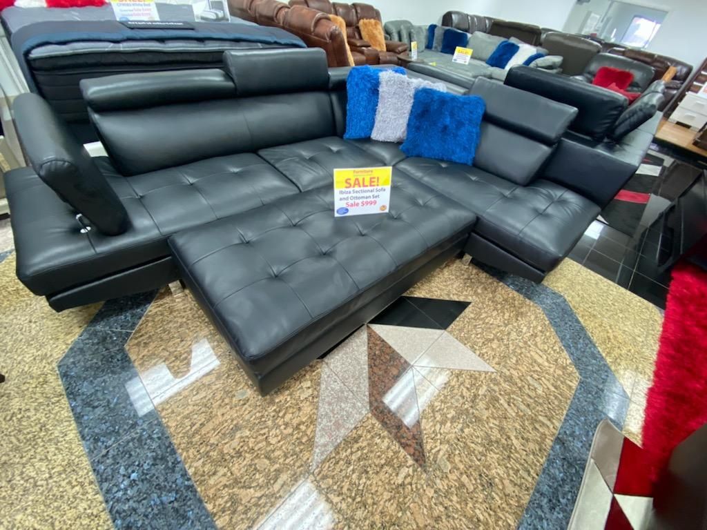 BLACK IBIZA SECTIONAL 