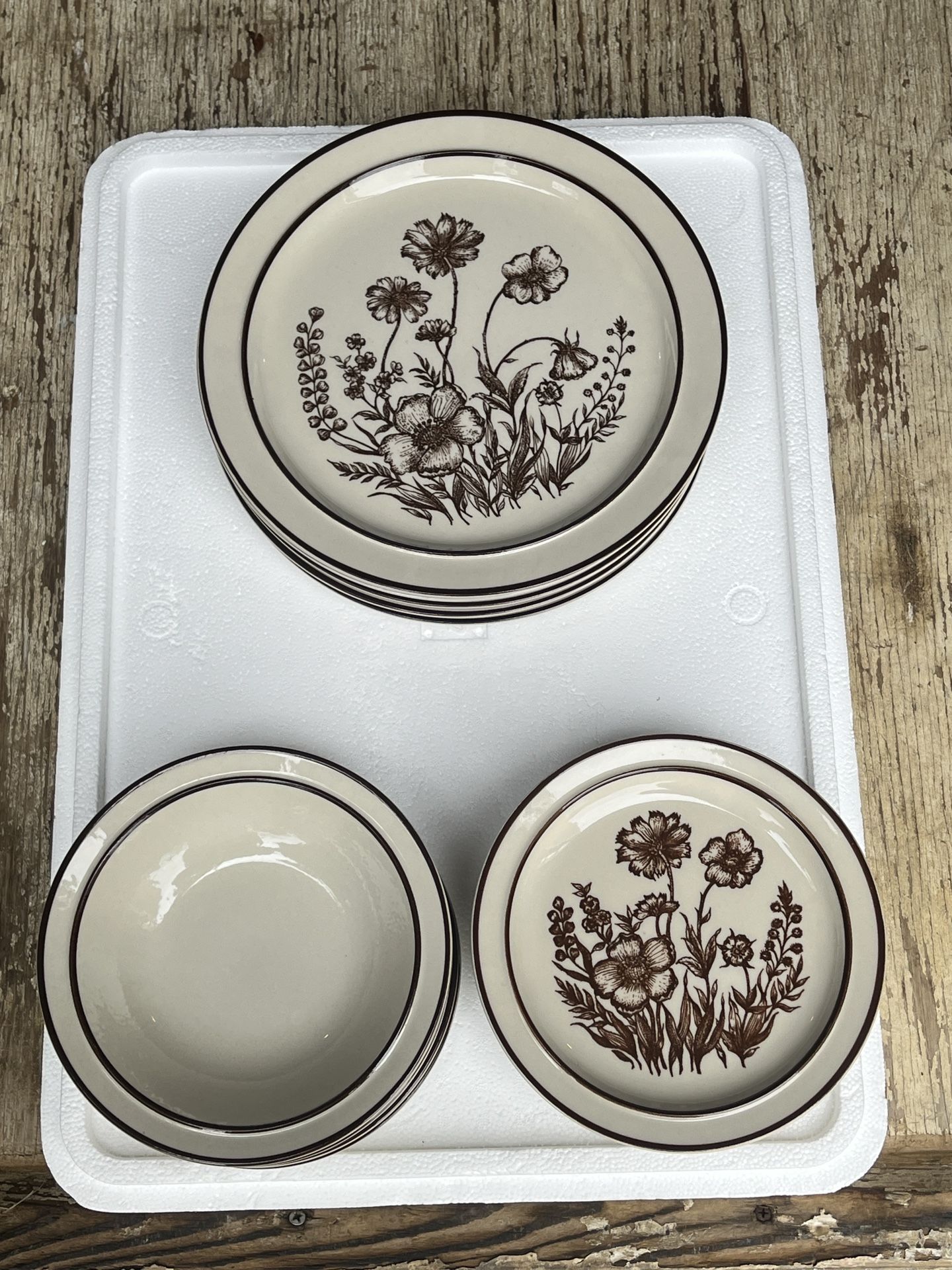 Design 4 Stoneware 6 Piece Place Setting.