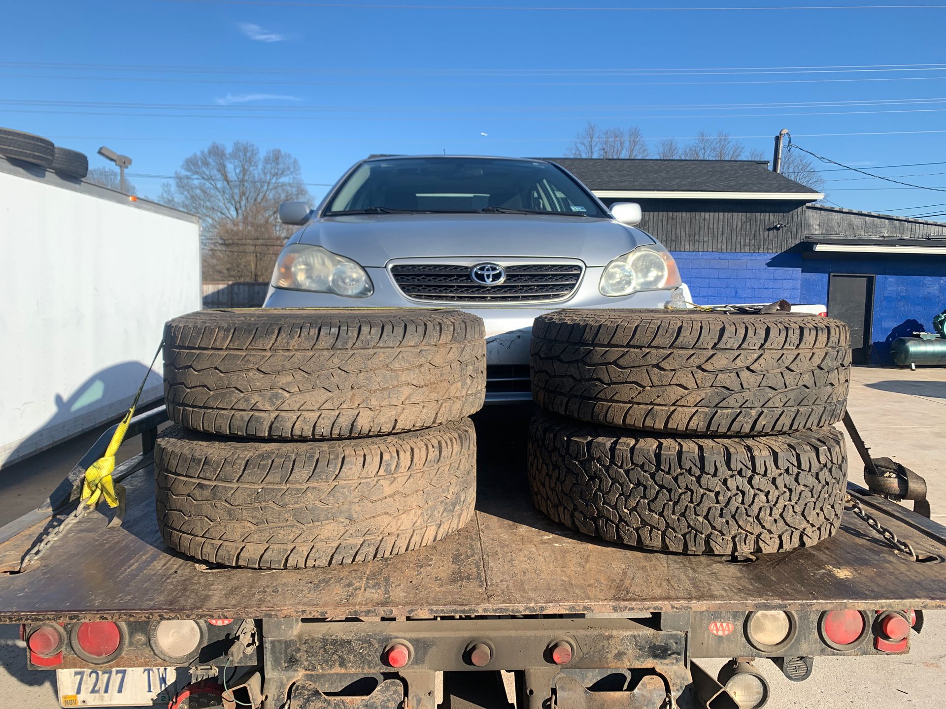LT 285 /75R16 set of tires in a mint condition
