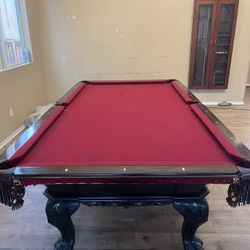 Pool Billiard Table And Cues/Sticks (Set) TEMECULA