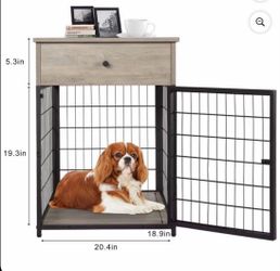 Furniture dog crate