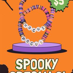 Hocus Pocus Halloween Bracelet