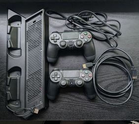 Playstation 4 Pro 1tb PS4 w/ base & 6 games - $200
