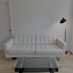 IKEA Leather Sofa