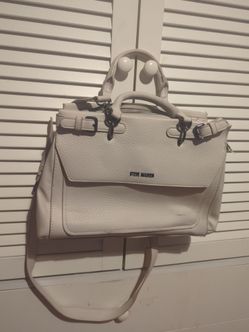 white leather, Steve Madden  purse