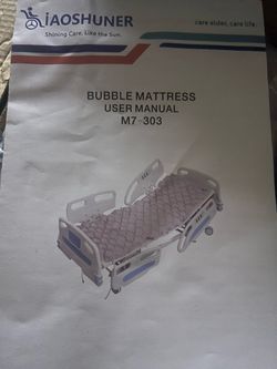 Alternating bubble mattress with adjustable pump system