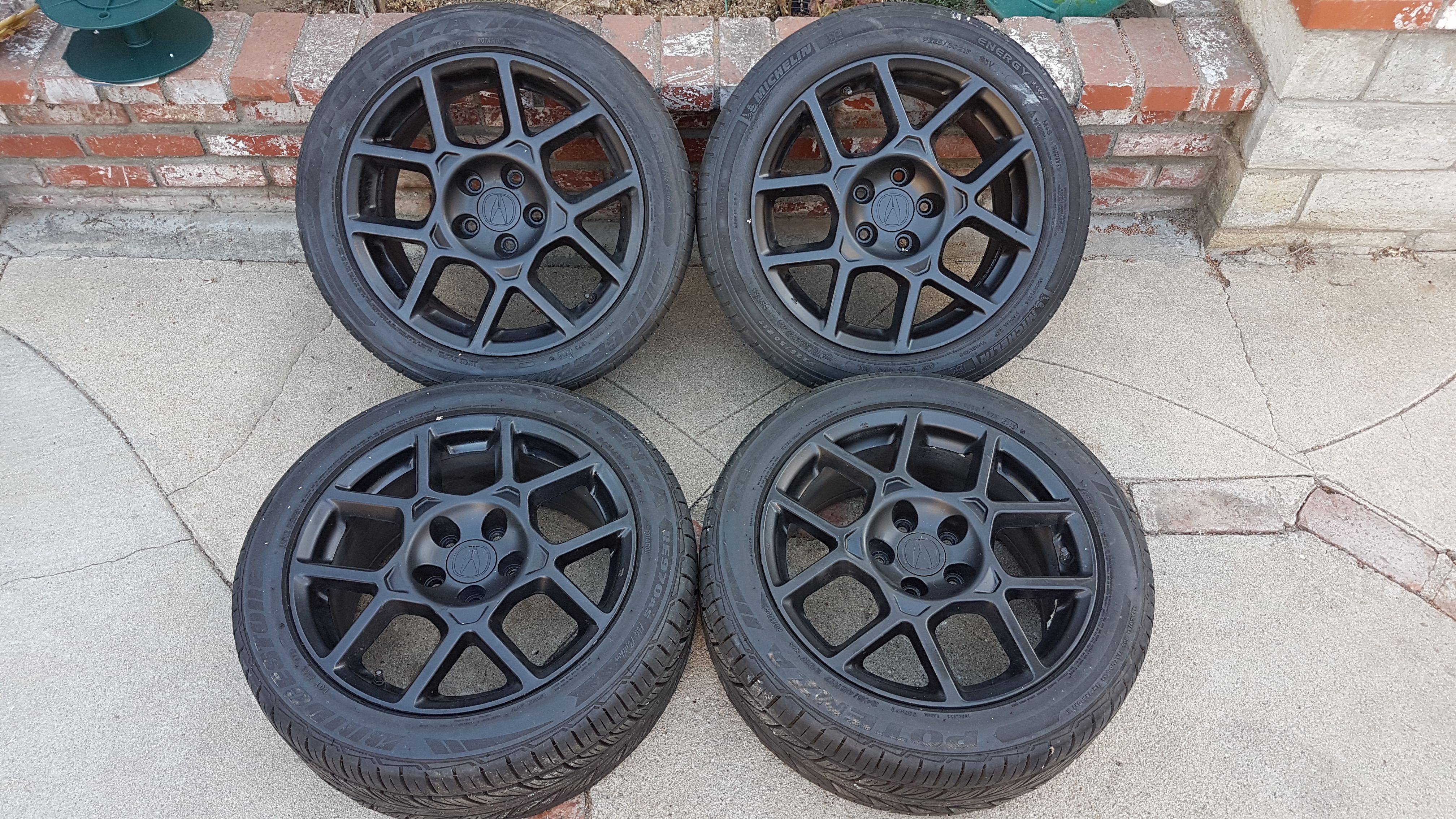 Acura TL Type S Waffle Wheels