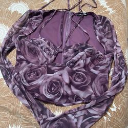 Purple Corset Large 