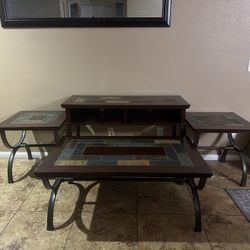 Living room table set