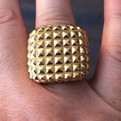 Adjustable Gold Ring Fits around a size 5-9 From Nordstrom Originally $48