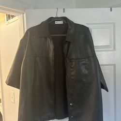 Xl Leather Zara Shirt 