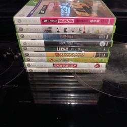 XBOX 360 VIDEO GAME LOT 