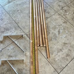 Closet Rods And Wall Mounted Brackets Clothes Hanging Bars 