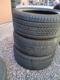🖐️3 TIRES ONLY 245/45/18..