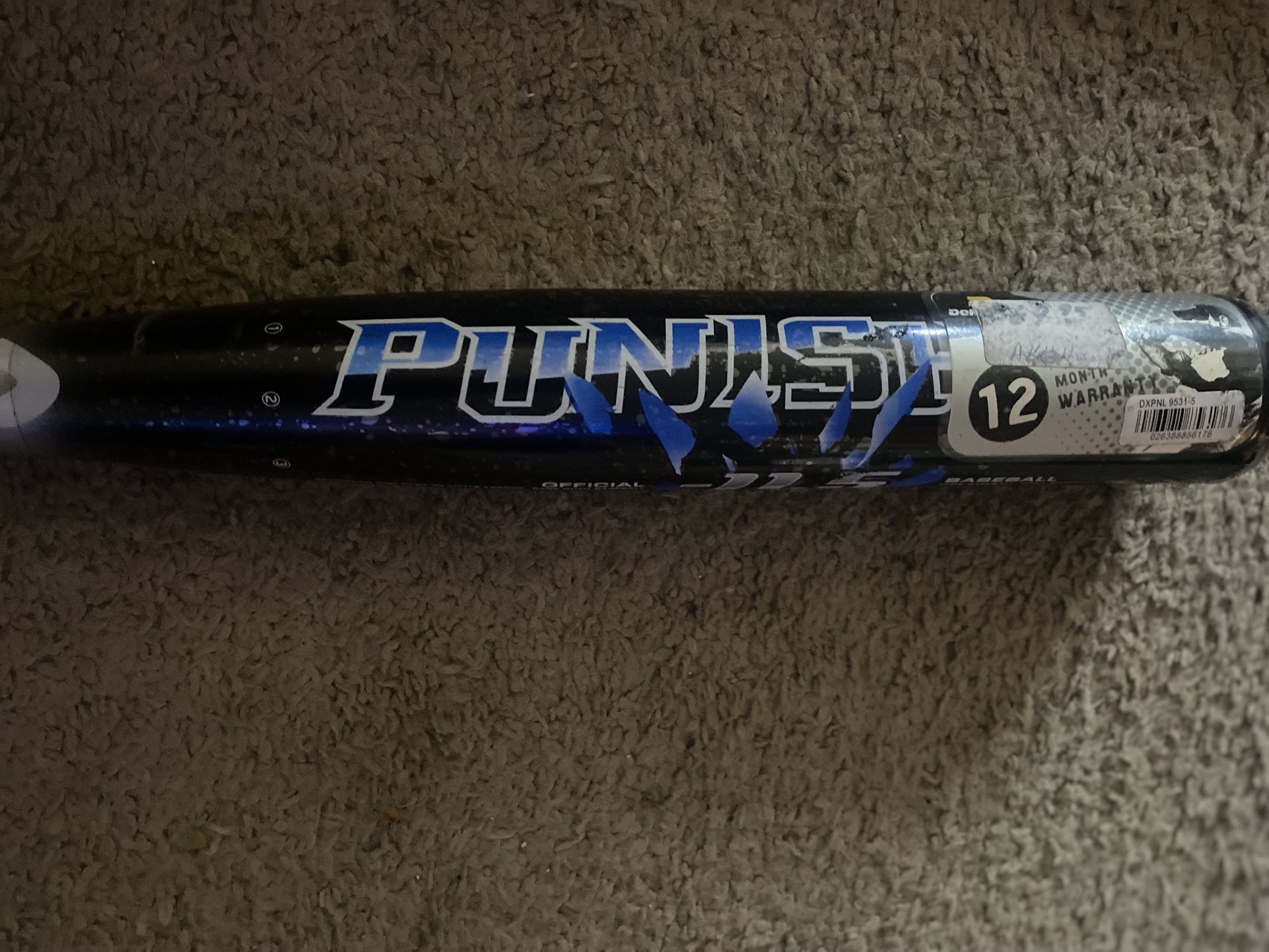 Demarini Punisher Baseball Bat 31”