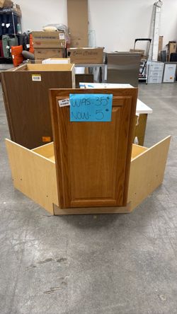 Corner caddy cabinet