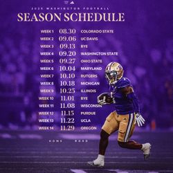 2025 Washington Huskies Football Season Tickets 